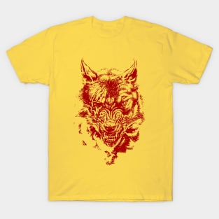 One Eye Growls Red T-Shirt